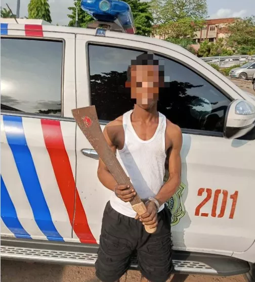 Armed robber arrested while trying to rob plain clothes patrol officers of their patrol bike