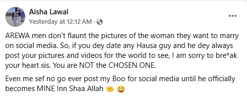 Muslim lady reveals how one will know they are the choosen one when dating Muslim man