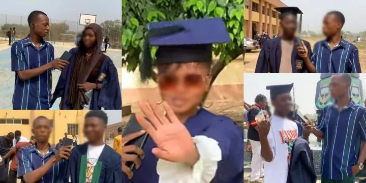 Internet shocked as UNILORIN students forget their academic discipline at matriculation ceremony