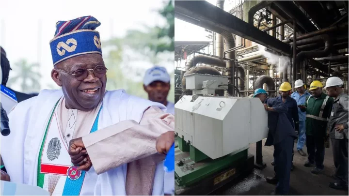 Tinubu reacts as Warri refinery begins operation