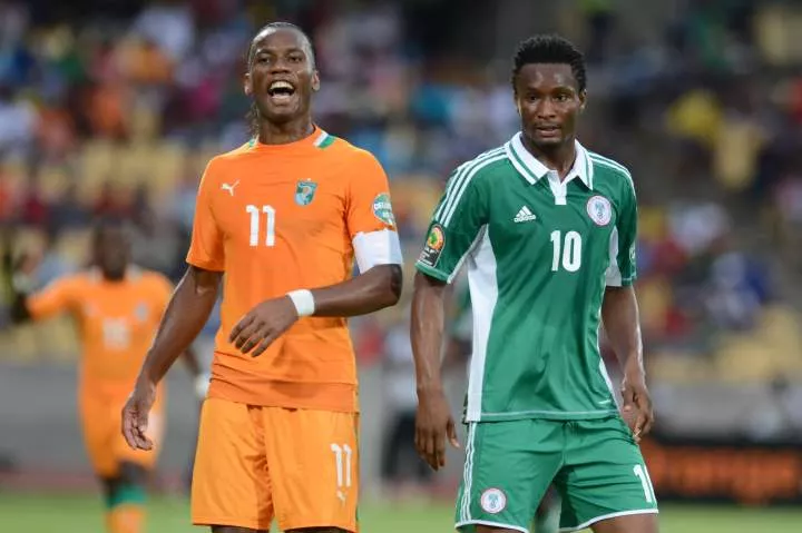 Didier Drogba and Mikel Obi were club teammates but international rivals (IMAGO)
