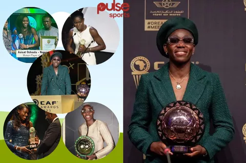 Asisat Oshoala: Revisiting 'Agba Baller' CAF Awards wins through the years