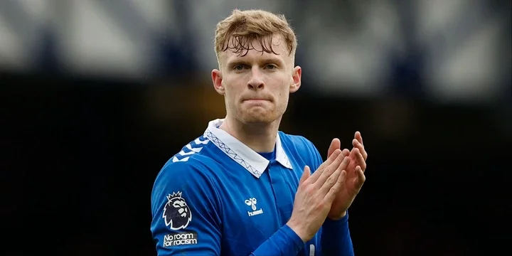 Everton defender Jarrad Branthwaite