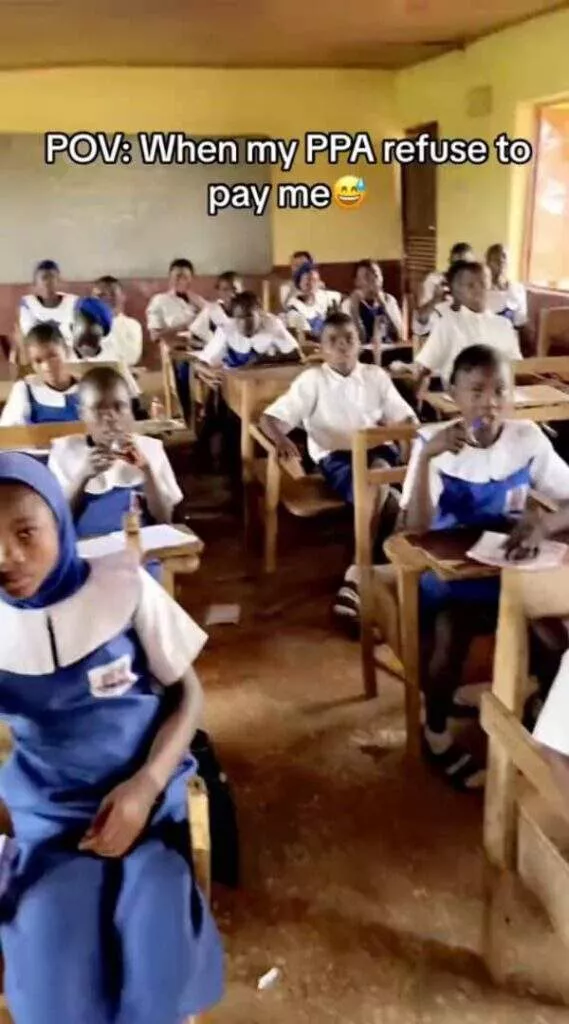 Corper reveals unique method of teaching students after PPA refused to pay him