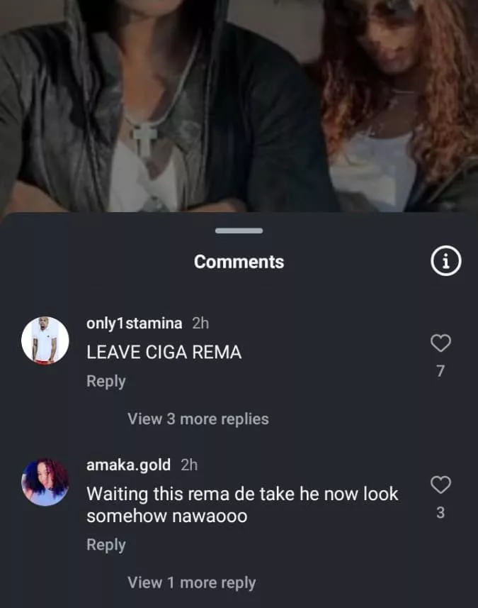 Fans express concern over Rema's look in recent video with Ayra Starr