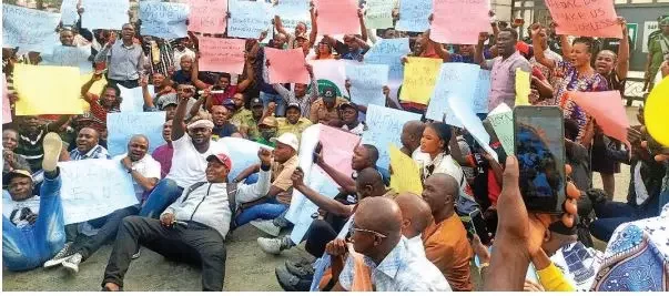 Labour protests at NAFDAC over ban on sachet alcoholic beverages