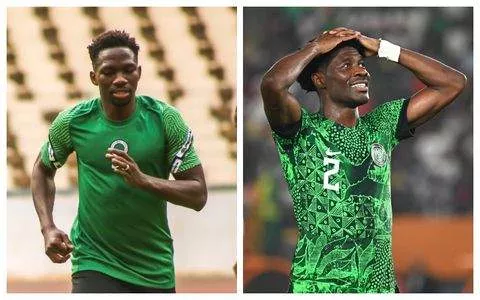 Omeruo reveals threatening message a fan sent to Aina