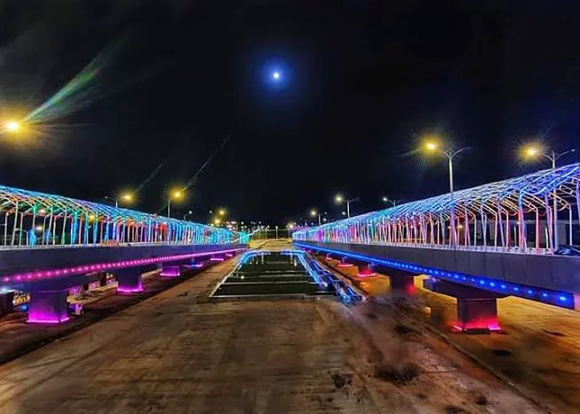 This is somewhere in Abakaliki, the capital of Ebonyi State in Igboland, at night-the hidden treasure city of Igboland.