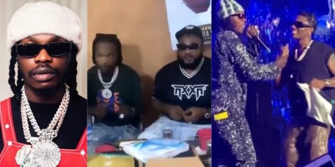 "Karma is real, from 02 to performing at union show" - Video of Naira Marley at event organized by transport union surfaces (Watch)