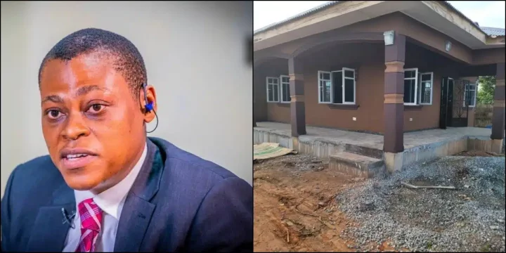 Rufai Oseni builds library and development center in his village, shares photo