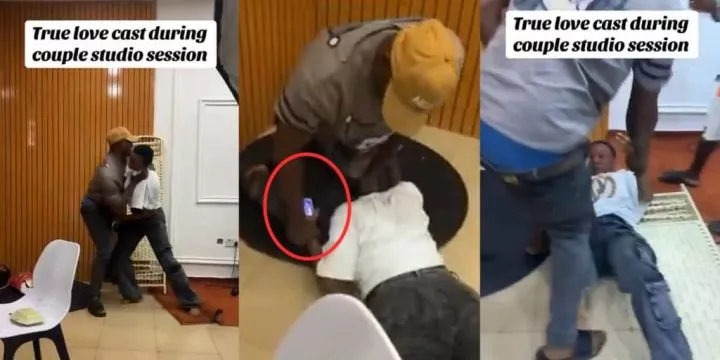 Boyfriend engages in physical altercation with girlfriend as she refuses to allow him check her phone