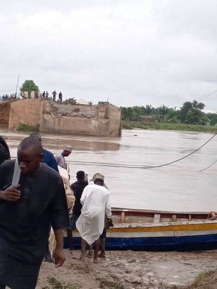 Commuters stranded as bridge collapses in Taraba