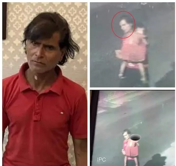 48-year-old Indian man abducts 3-year-old girl sleeping with her mother outside a temple and rapes her (video)