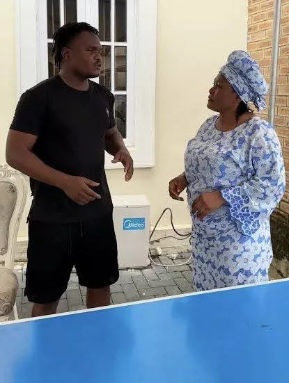 Oluwadollarz's mother gets engaged