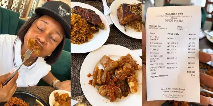 Lady shares review as she and her friends visit Hilda Baci's mother's restaurant