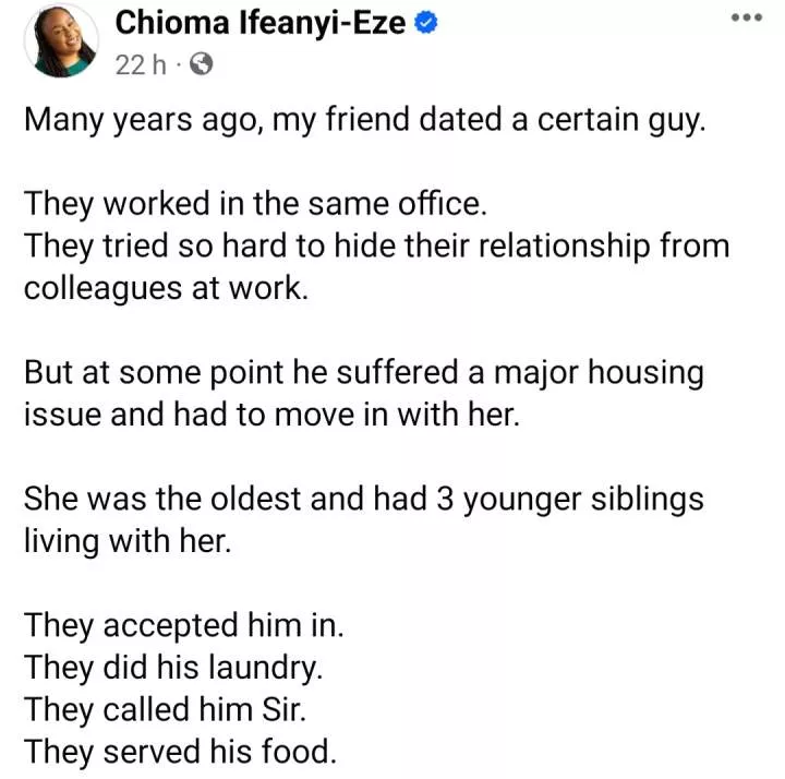 "He used her car, her siblings, her sweat and everything to take himself a wife" Accountant narrates how her friend's sacrifice for a man was repaid