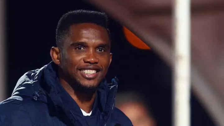 AFCON: Eto'o celebrates as Cameroon land Super Eagles in Round of 16