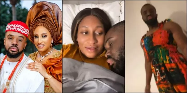 Reactions trail video of Williams Uchemba's wife commanding him to 'take her clothes off'