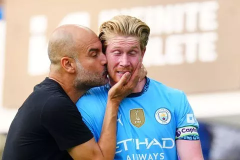 'Not my business' - Guardiola issues strange response to De Bruyne contract situation