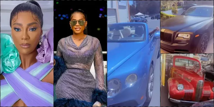 'Don't show us your men's car' - Faith Morey taunts Iyabo Ojo, flaunts her exotic cars