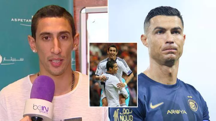 Argetine footballer, Angel Di Maria snubs Cristiano Ronaldo as he reveals the best XI he has ever played with