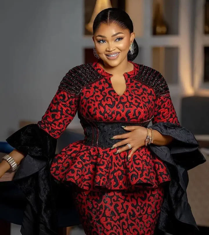 'My husband has turned to a skit maker because of me' - Mercy Aigbe breaks down in tears at her movie premiere