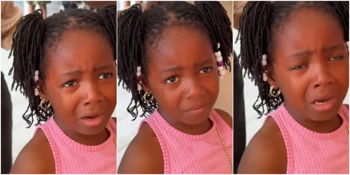 Moment little girl refuses to return to Canada after two-week visit to Nigeria
