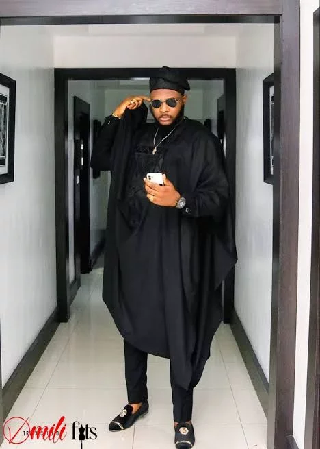 Black Agbada Styles For Men To Rock An Event.