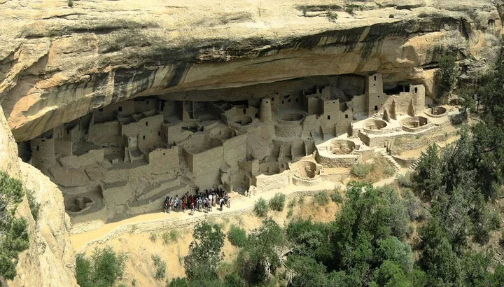 The cliff dwellings of Mesa Verde