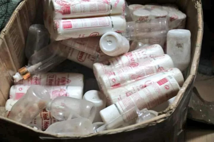 NAFDAC cracks down on fake cosmetics producer in Lagos (photos)