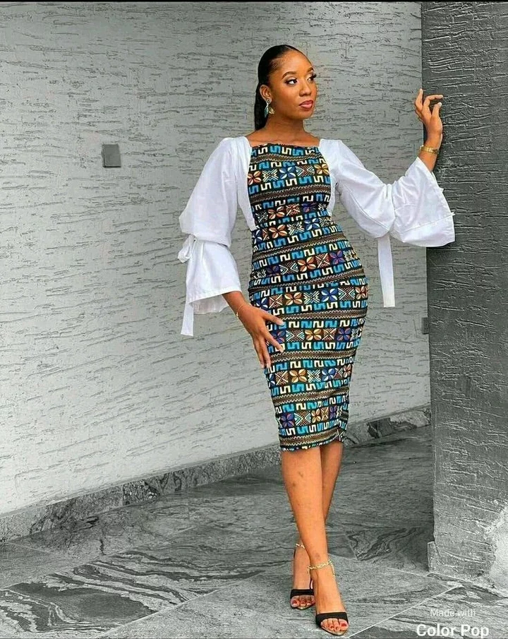 Ways To Blend Ankara with Plain Material for Beauty and Elegance.