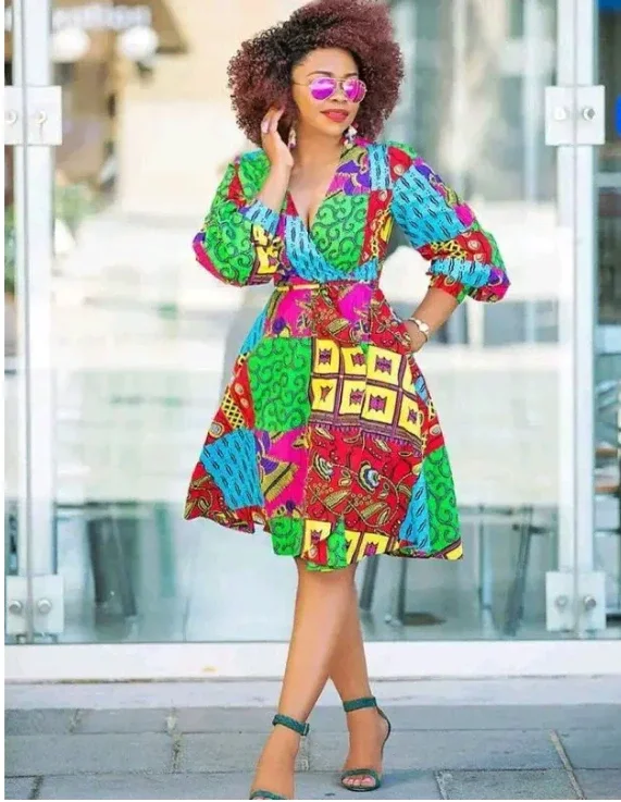 Exotic Short Ankara Gowns for Matured Ladies and Women