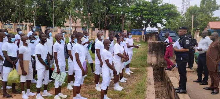 The Nigerian Police Force recruits new officers regularly 