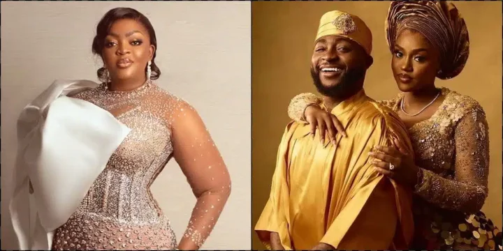 Eniola Badmus congratulates Davido, Chioma ahead of wedding