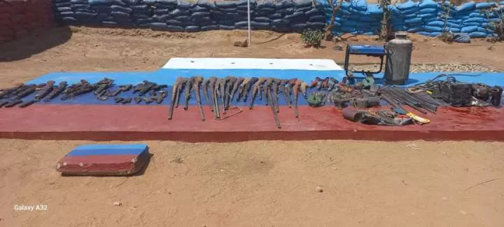 One arrested as troops burst weapon manufacturing factory in Plateau, recover cache of arms and ammunition