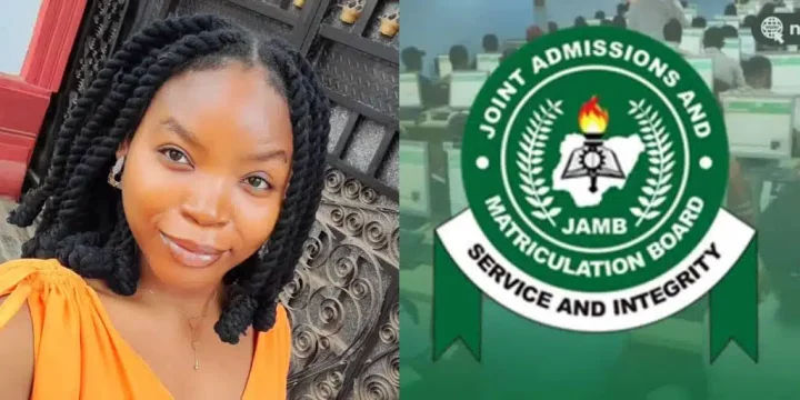 Lady blasts JAMB as brother's UTME score allegedly changes overnight from 157 to 257 Lady blasts JAMB as brother's UTME score allegedly changes overnight from 157 to 257