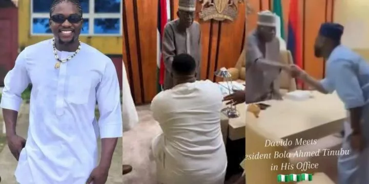 Verydarkman reacts to Davido, Cubana Chief Priest meeting with President Tinubu Verydarkman reacts to Davido, Cubana Chief Priest meeting with President Tinubu