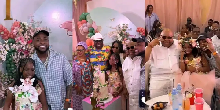 Davido stirs buzz with his appearance at Imade's birthday party