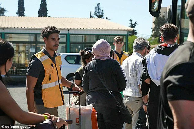 Australian Defence personnel have been deployed to help Australians flee the conflict