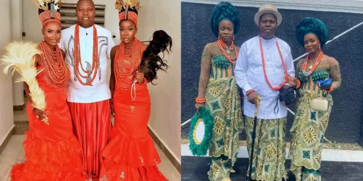 Delta man who married two wives on the same day marks first wedding anniversary Delta man who married two wives on the same day marks first wedding anniversary