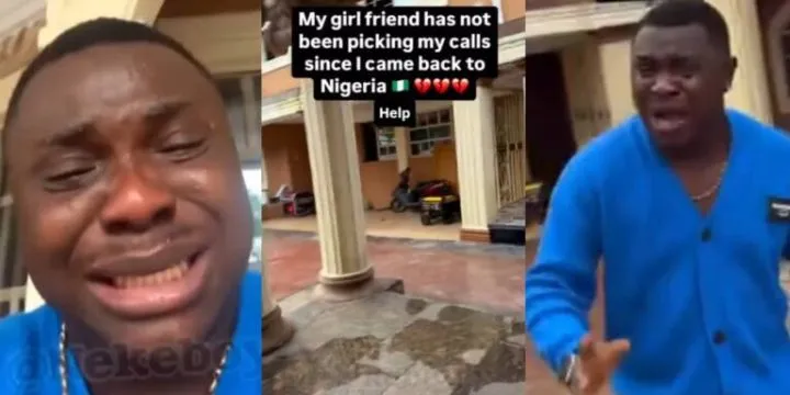 Man weeps after girlfriend vanishes with his car and ignores calls Man weeps after girlfriend vanishes with his car and ignores calls