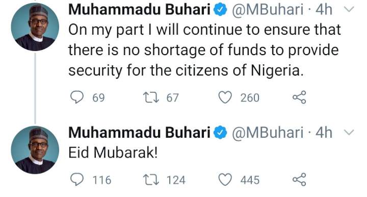 Buhari returns to Twitter for the first time since the platform was banned in Nigeria