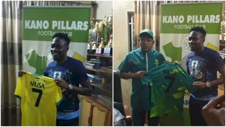 Ahmed Musa makes promise after receiving his Kano Pillars' jersey number