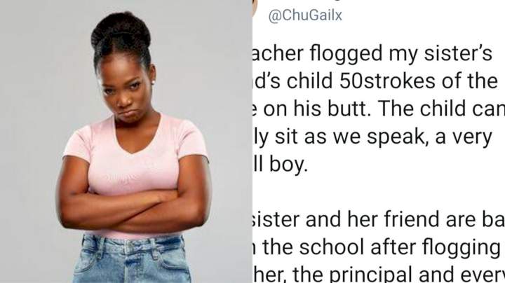 Mum storms school with friend to take revenge after her son was whipped 50 strokes