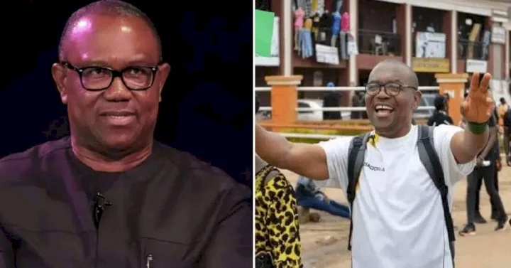 Peter Obi's lookalike spotted at Obidients' rally in Jos
