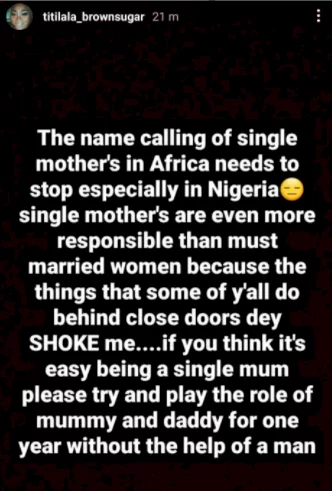 Single mothers are even more responsible than most married women - BBNaija star Angel's mum