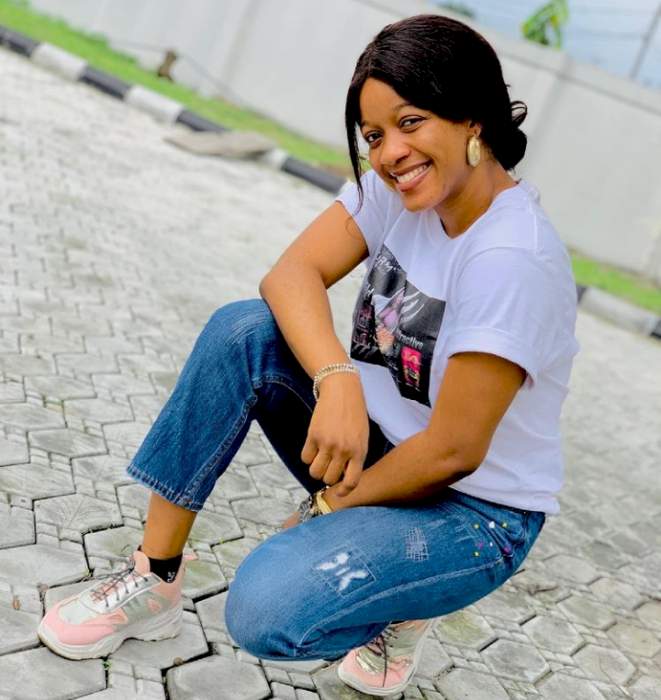 'I love you like mad' - Destined Kids' Rejoice Iwueze shows off the 'sugar in her tea' as she celebrates him on his birthday (Photos)