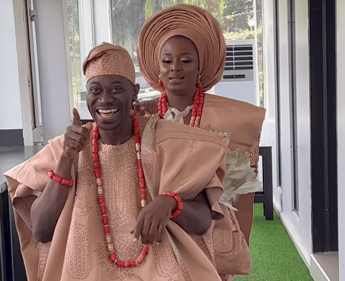 Actor, Adedimeji Lateef and Actress, Mo Bimpe Finally Tie the Knot (Photos)