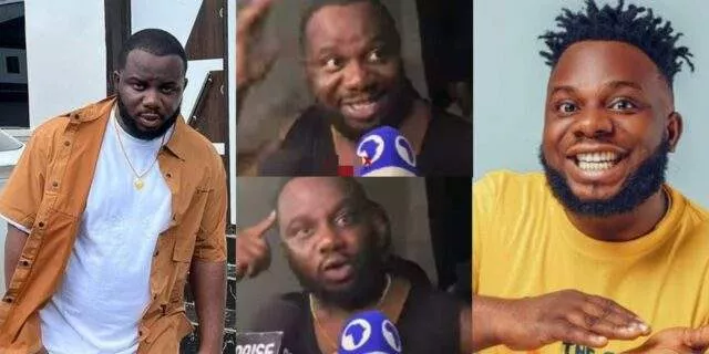 "Sometimes I no dey think well, e be like I carry load for head" - Sabinus explains why he shaved his hair (Video)