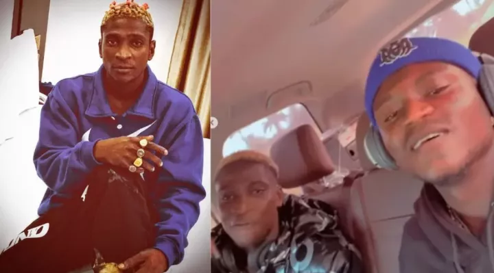 Mixed reactions as Portable signs new artiste to Zeh nation, drops tribute song for Mohbad (Video)